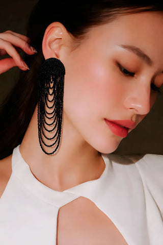 Earrings ALBA Black