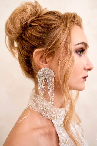 Earrings ALBA White