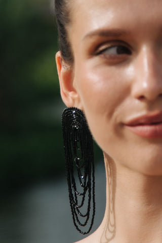 Earrings ALBA Black