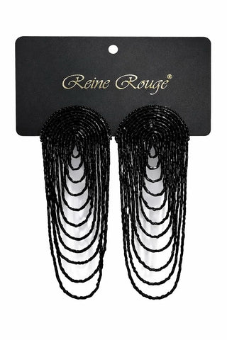 Earrings ALBA Black