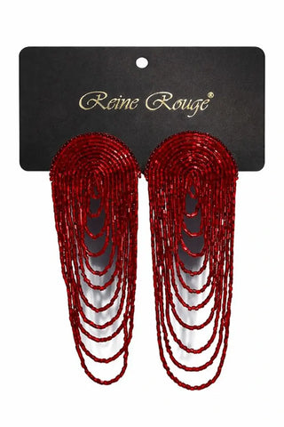 Earrings ALBA Red